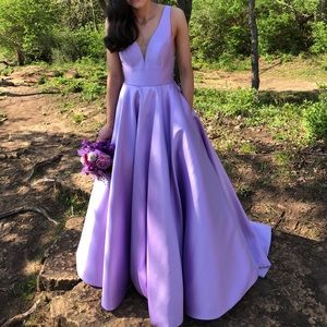 Sherri Hill Lilac Prom Gown 51856